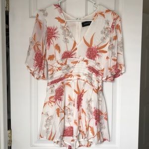 MINKPINK Floral Romper